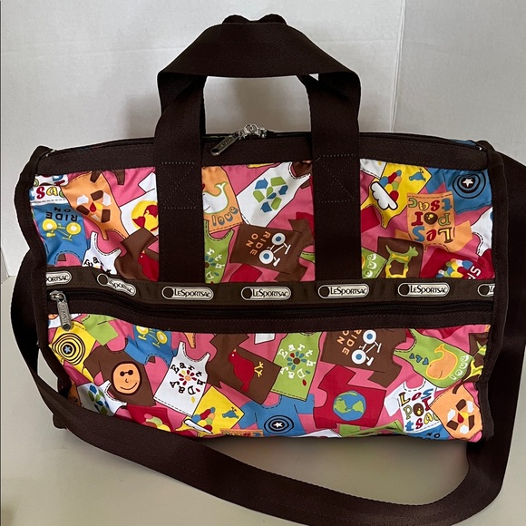 LeSportsac Earth Day Print Duffel - Picture 1 of 12